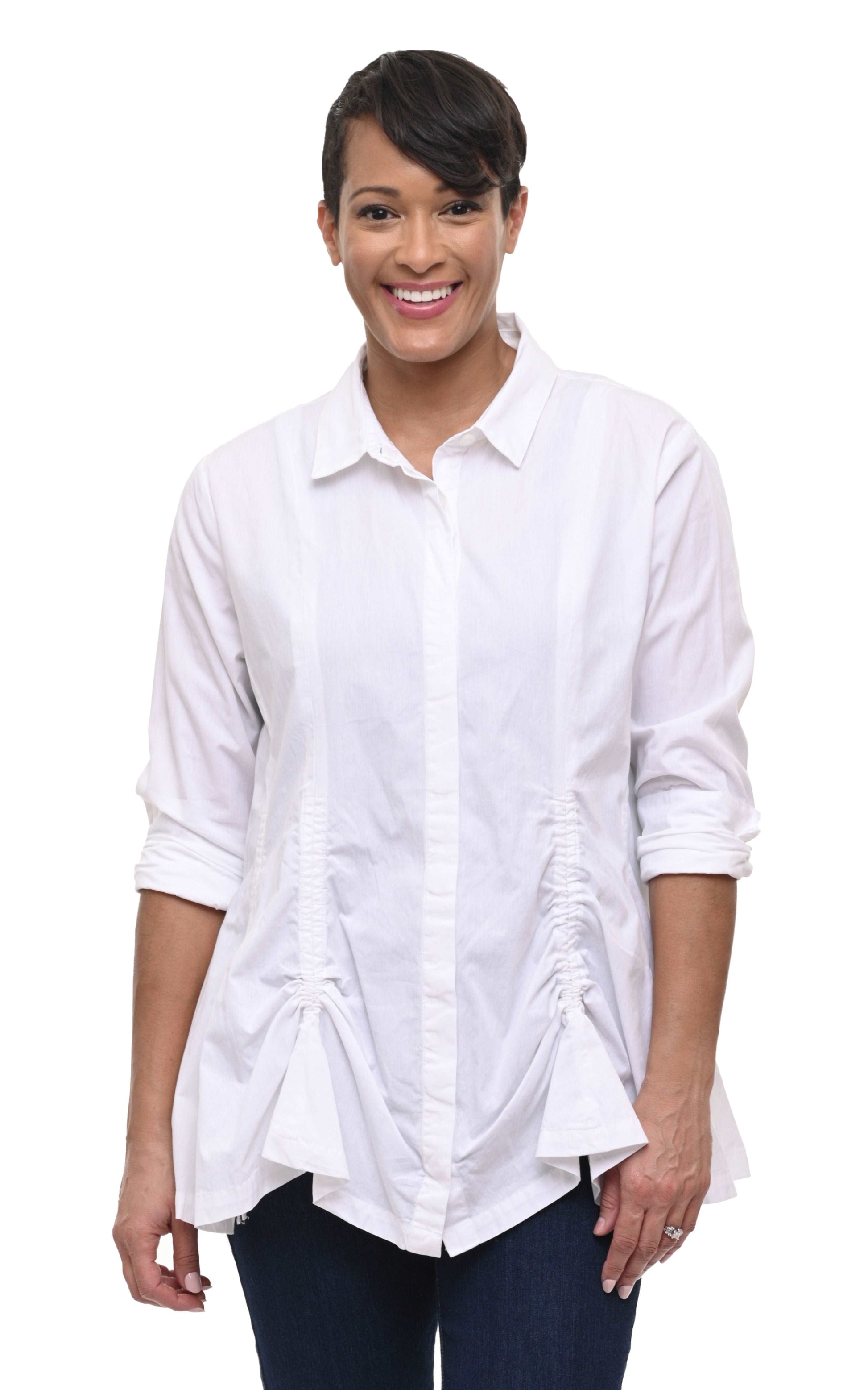 CV912 Tabitha Top in White