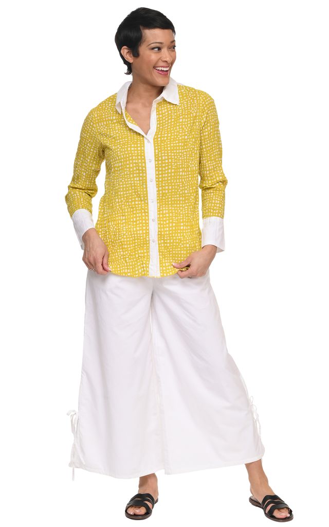 FINAL SALE CV497 Terrace Pant in White*