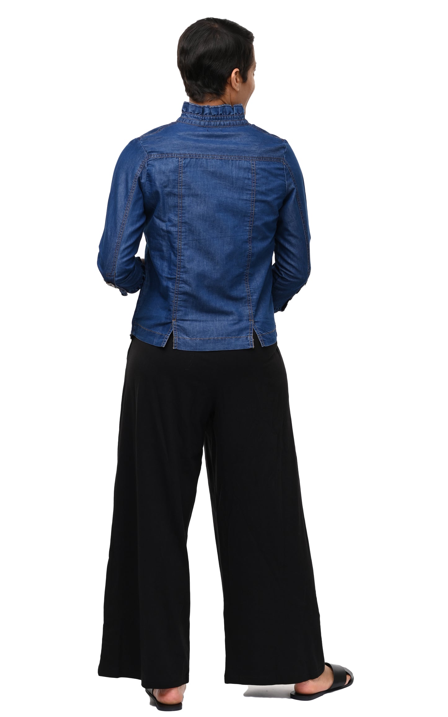 FINAL SALE SDM126 Portia Pant in Solid Black*