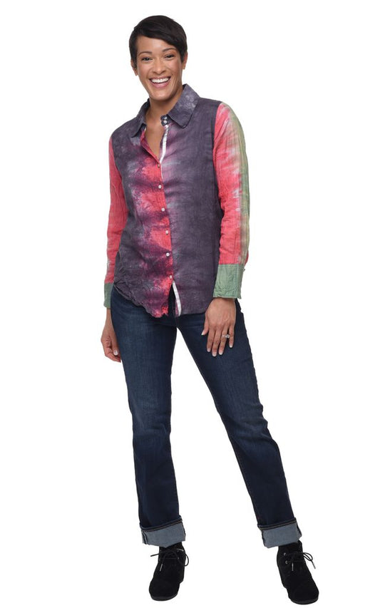 FINAL SALE CV1087 Gretchen Button Down in Bali**
