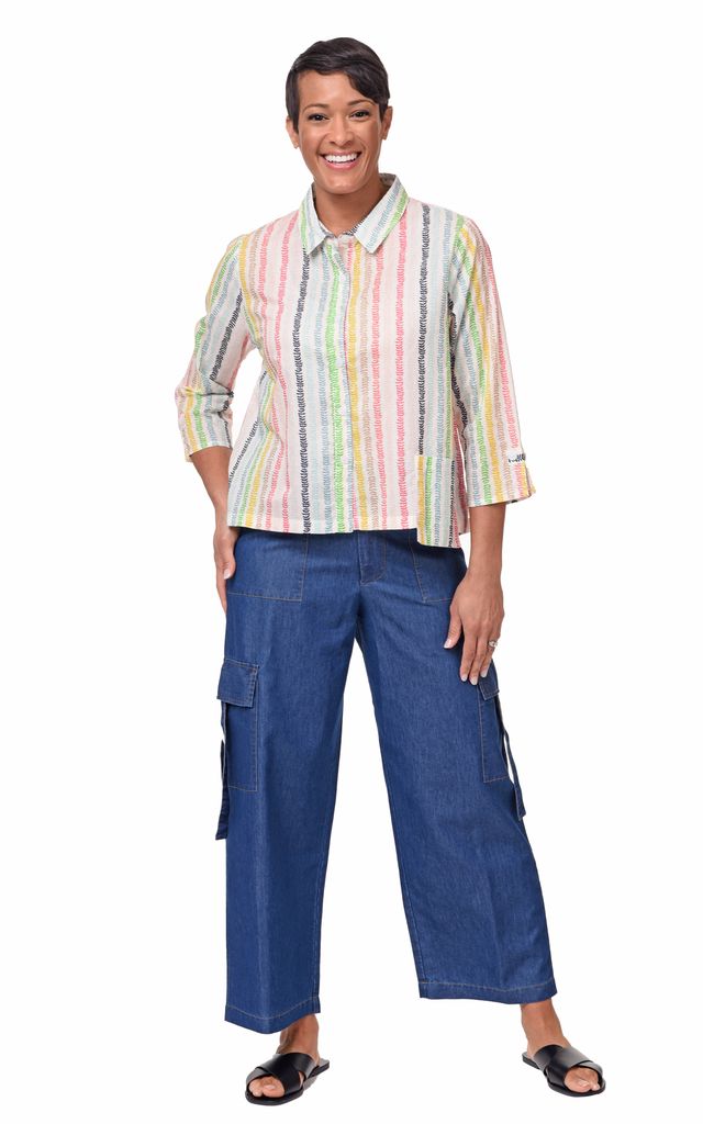 FINAL SALE CV1184 Jaycee Top in Leaf*