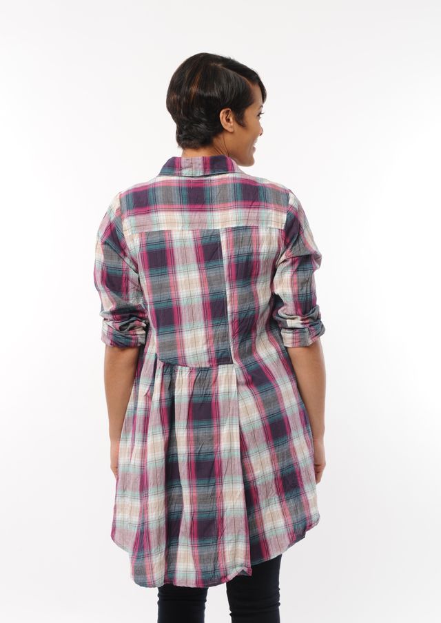 FINAL SALE CV31 Petulia in Duncan Plaid*