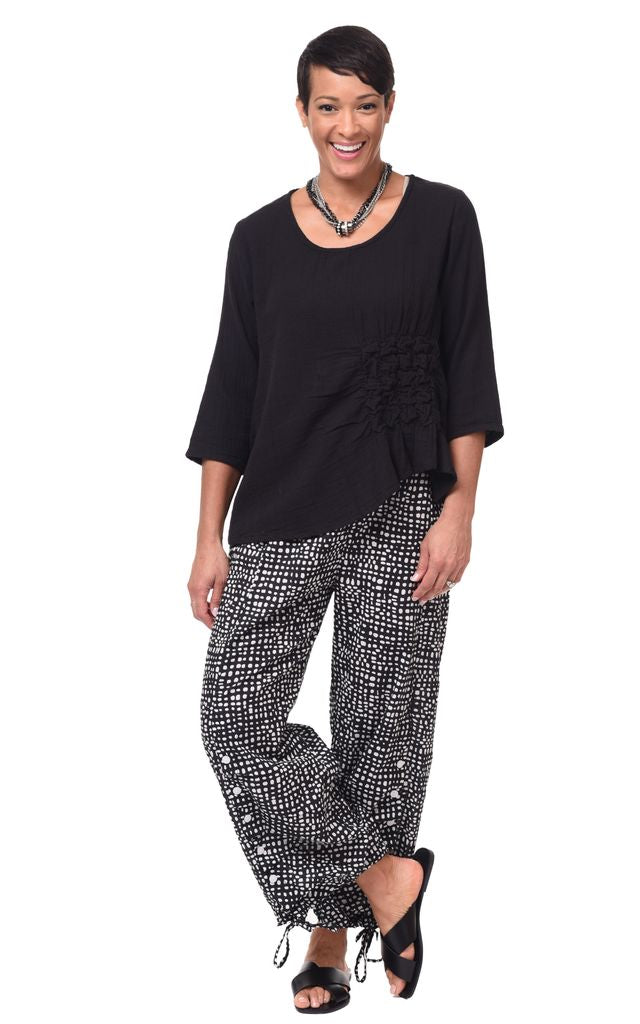 CV21 Scooter Pant in Black Dots