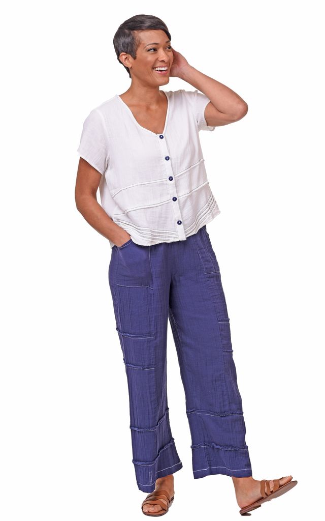 VCG724 Anika Pant in Navy