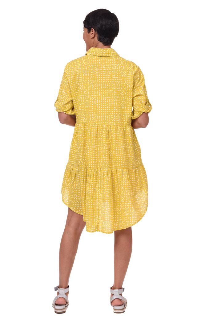 CV1013 Celine Dress in Goldfish Dots