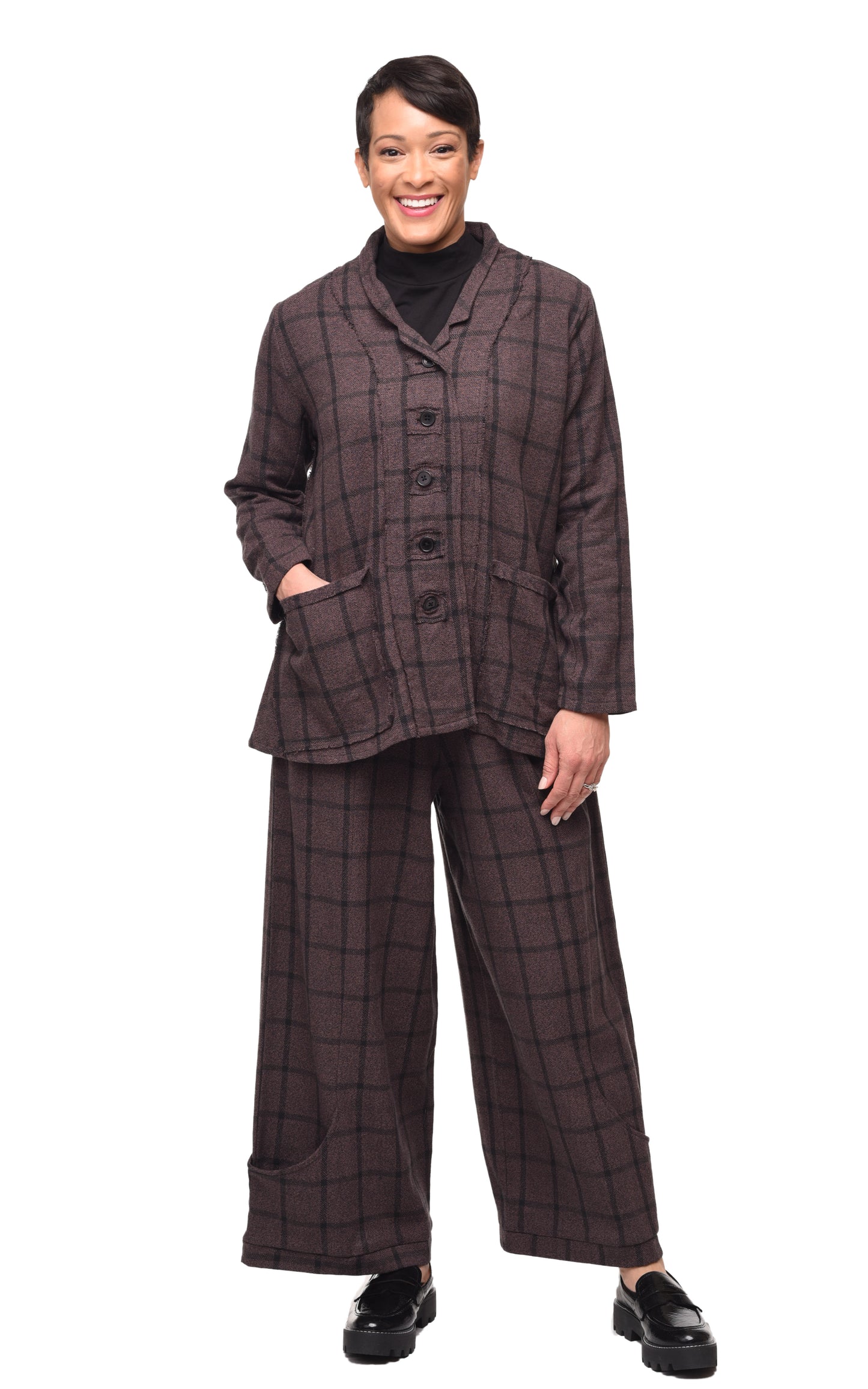 FINAL SALE CV1145 Maren Jacket in Liverpool Boucle*