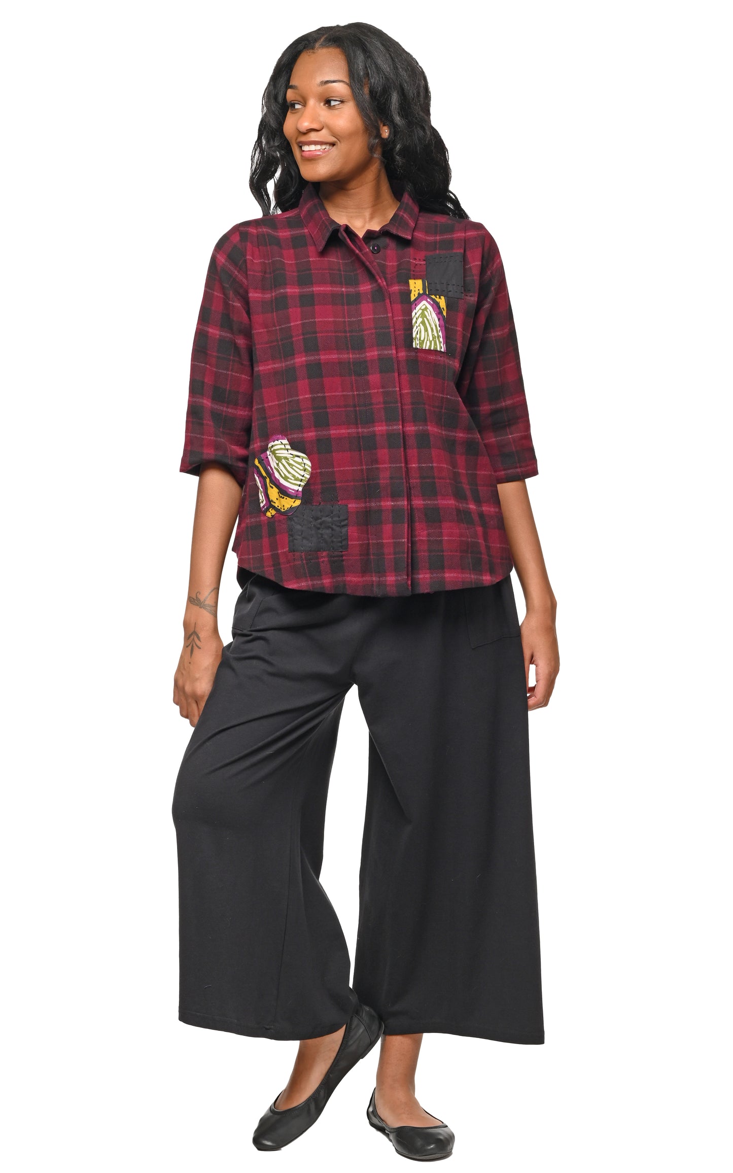 CV1234 Alison Top in Lucerne Flannel*