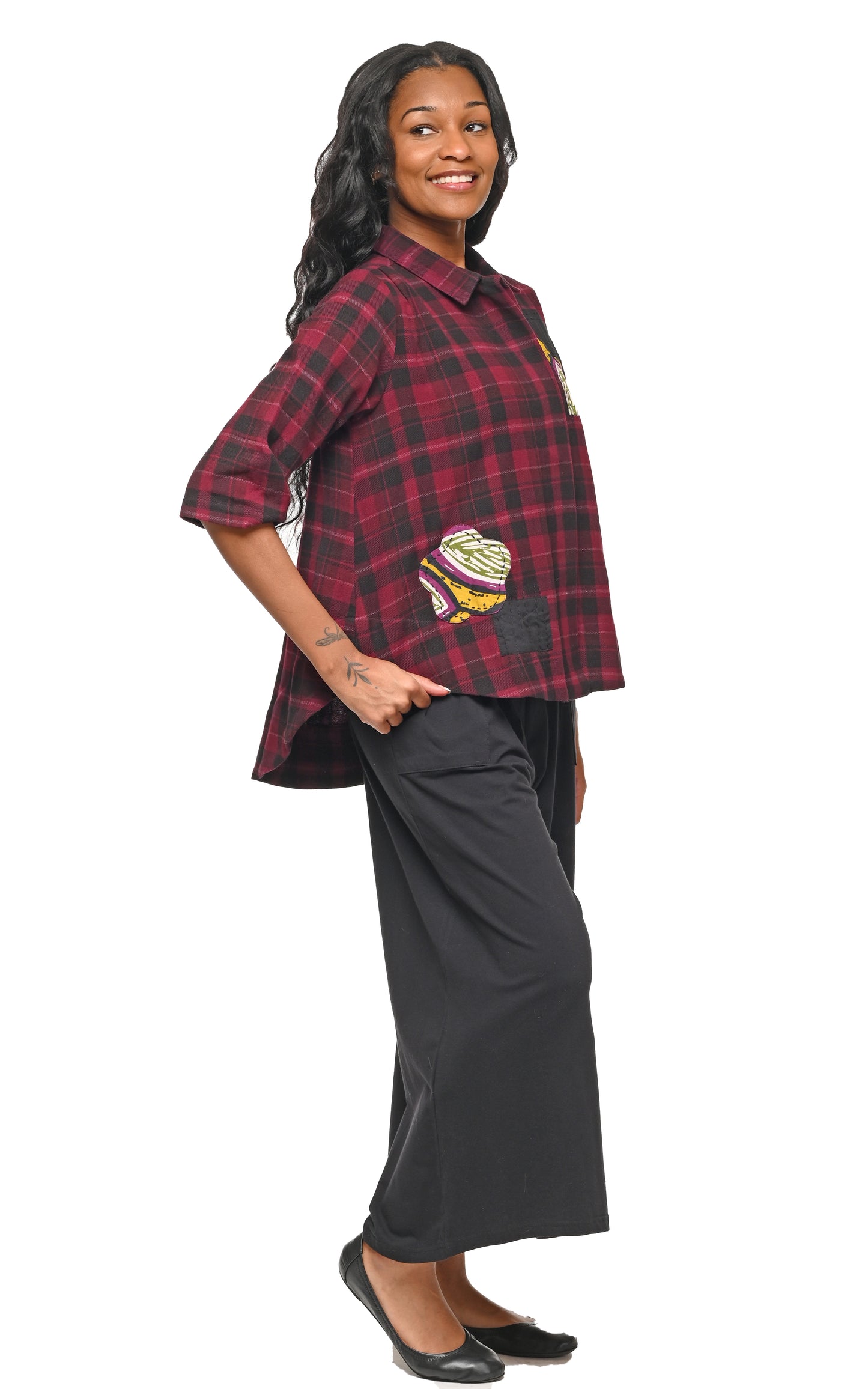 CV1234 Alison Top in Lucerne Flannel*