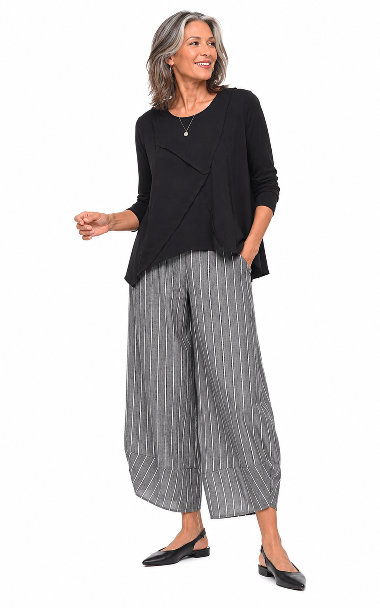 CV323 Ariana Pant in Piccadilly Stripe*