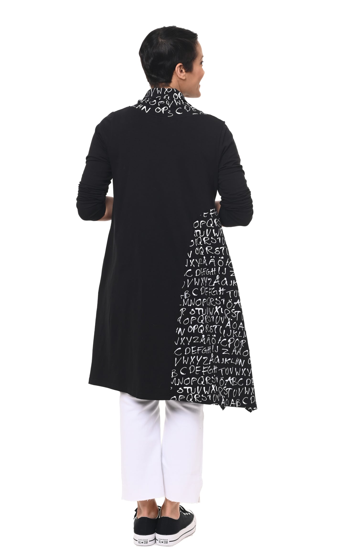 SDM133 Emaline Dress in Black Alphabet*