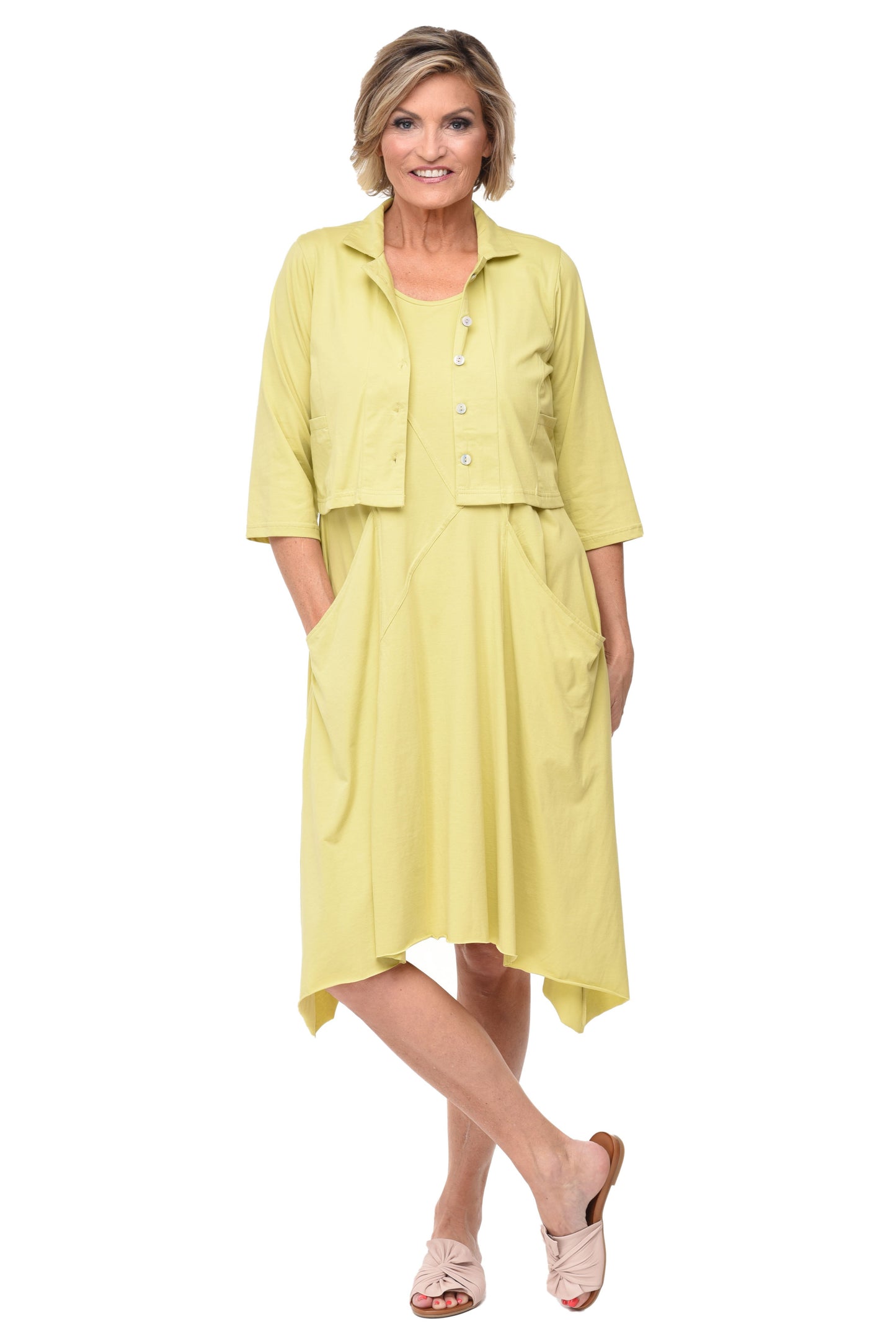FINAL SALE L149 Emmy Dress in Lime*