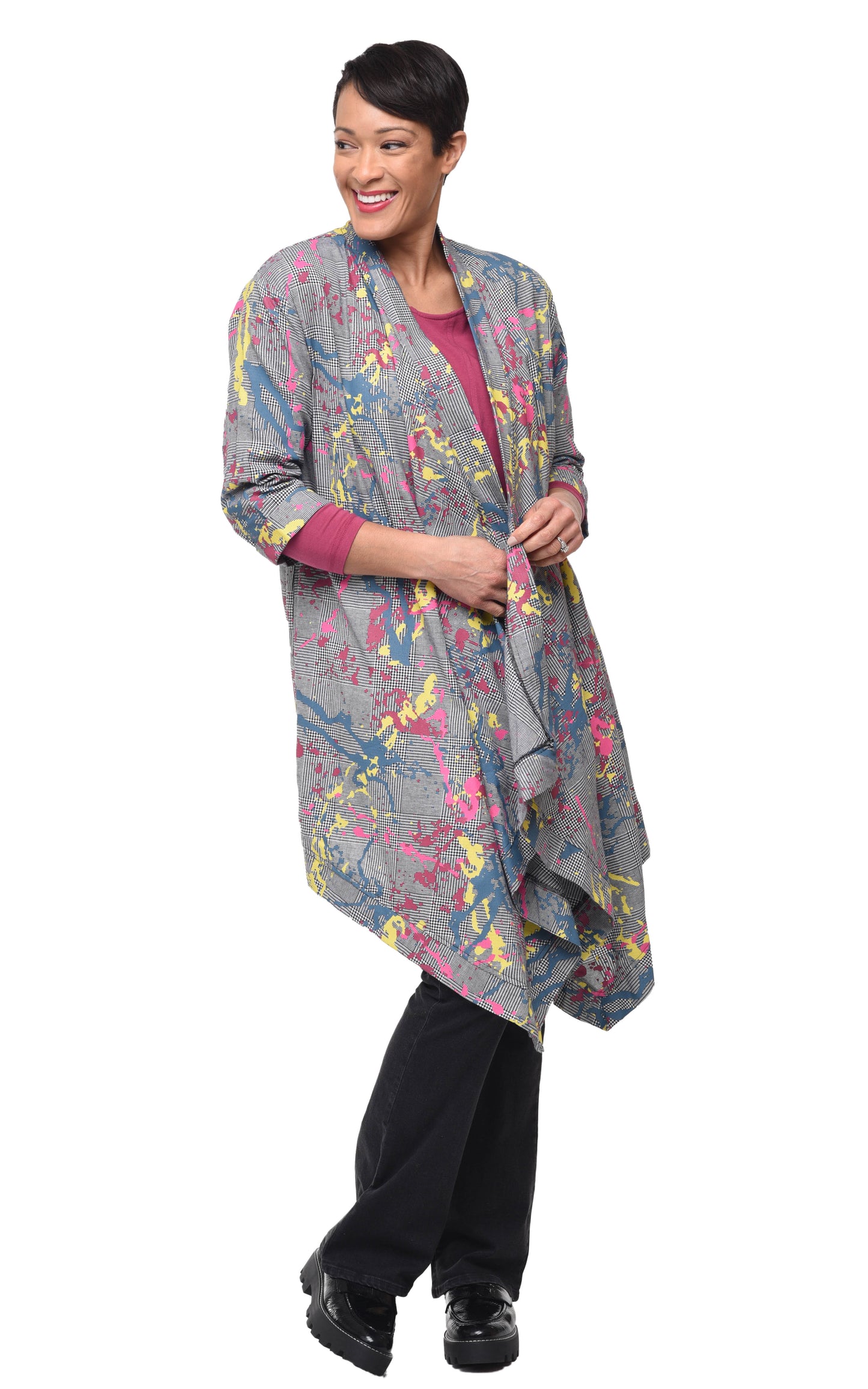 FINAL SALE SDC517 Cheyenne Cardigan in Graffiti Avalon*