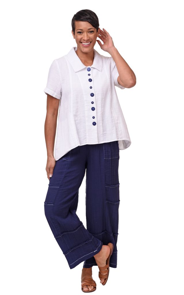 VCG724 Anika Pant in Navy