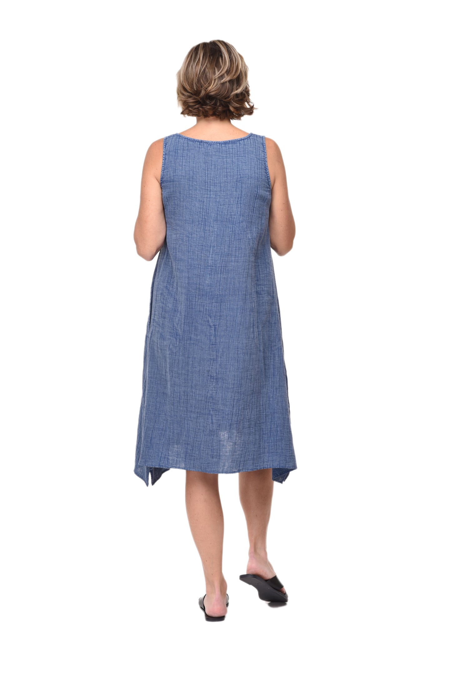 VCG525 Fallon Dress in French Blue