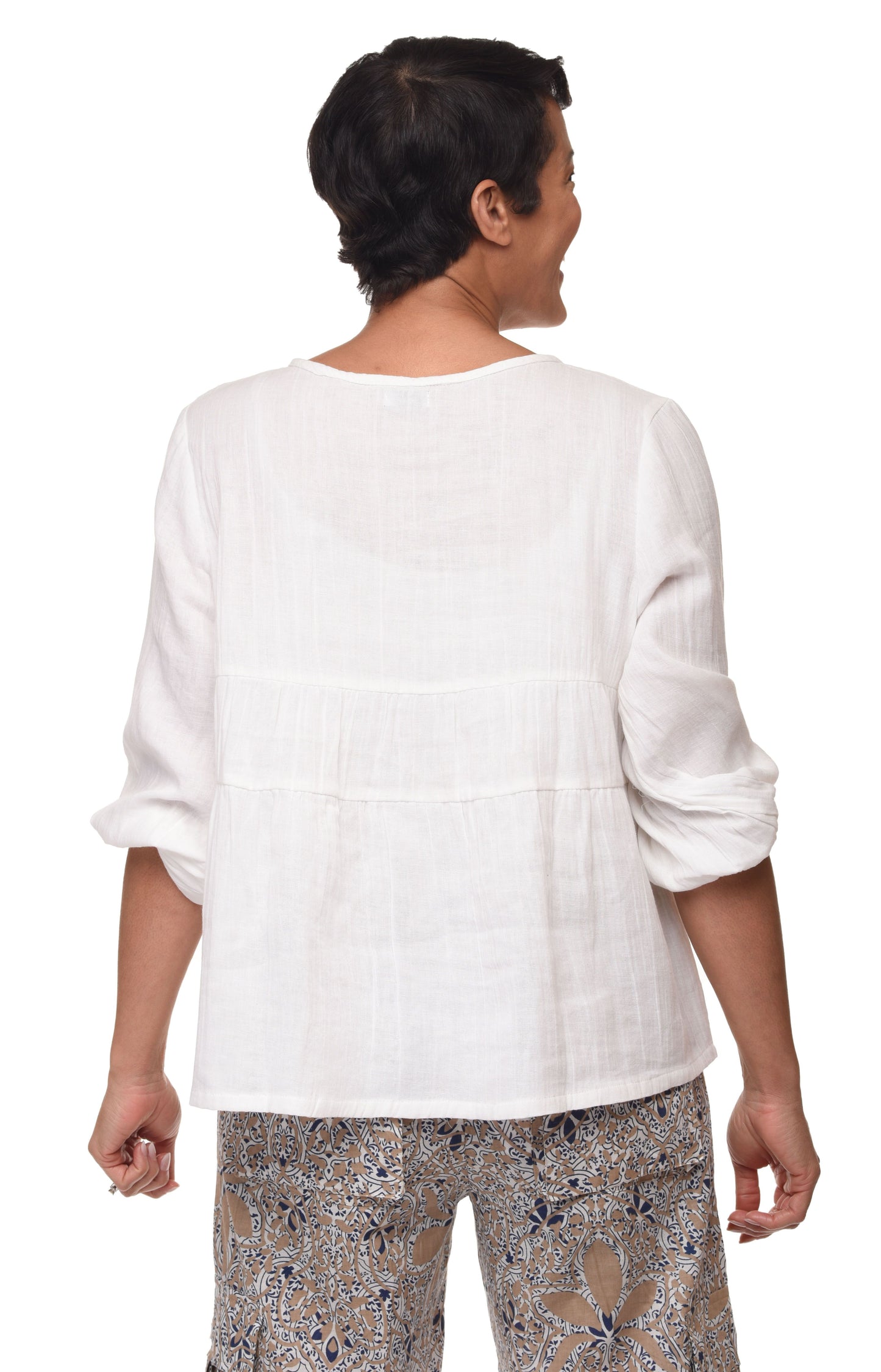 VCG645 Dove top in White*
