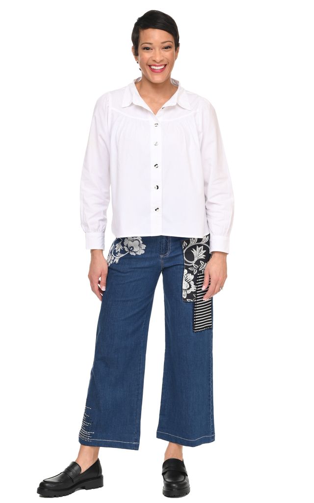 CV1192 Sadie Blouse in White***