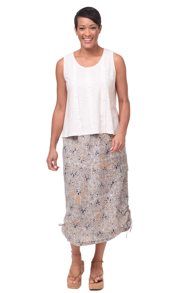 CS100 Sea Shell Tank in Ivory