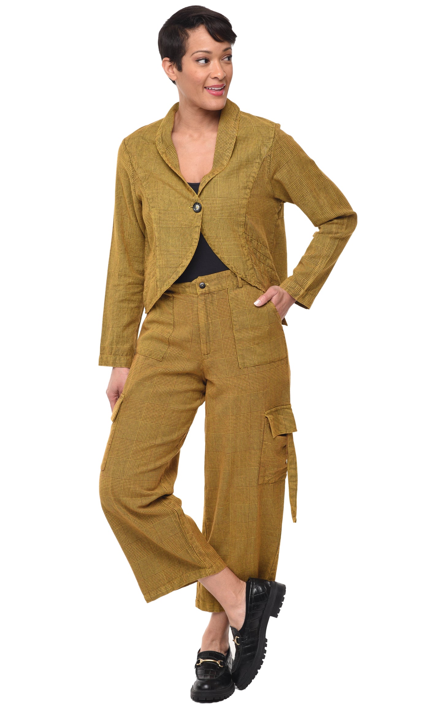 FINAL SALE SDC102 Landon Jacket in Mustard Avalon
