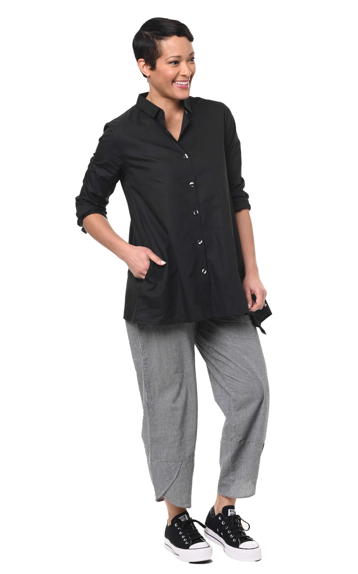 CV323 Ariana Pant in Noir Check*