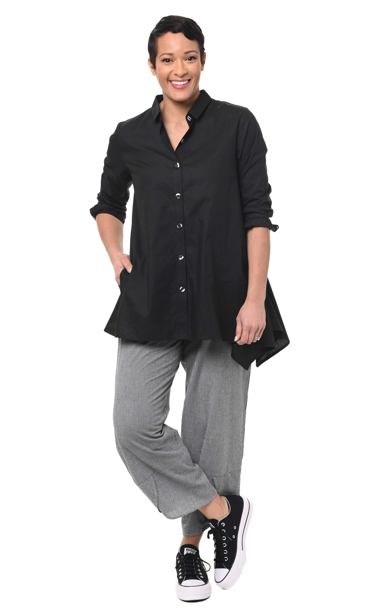 CV323 Ariana Pant in Noir Check*