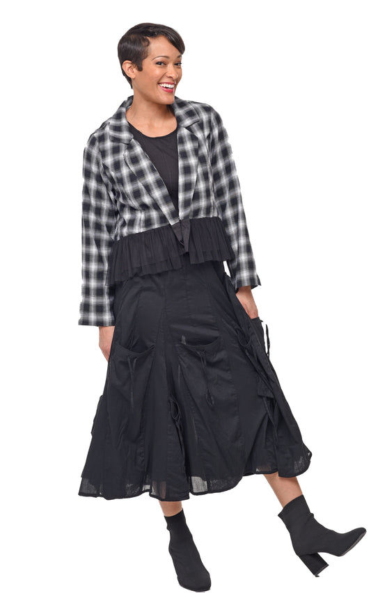 FINAL SALE SDC446 Julianna Jacket in Blake Plaid*