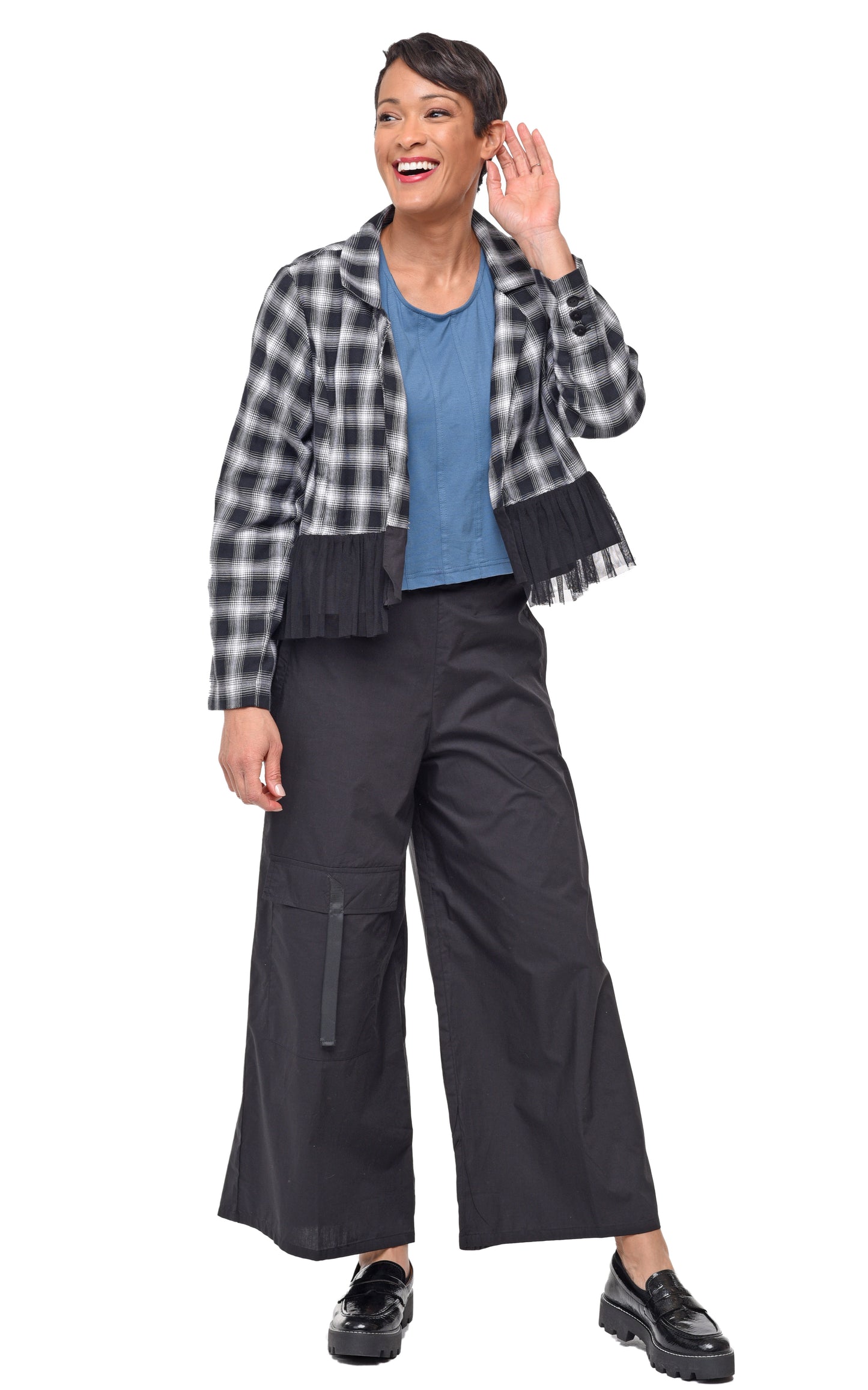 FINAL SALE SDC446 Julianna Jacket in Blake Plaid*