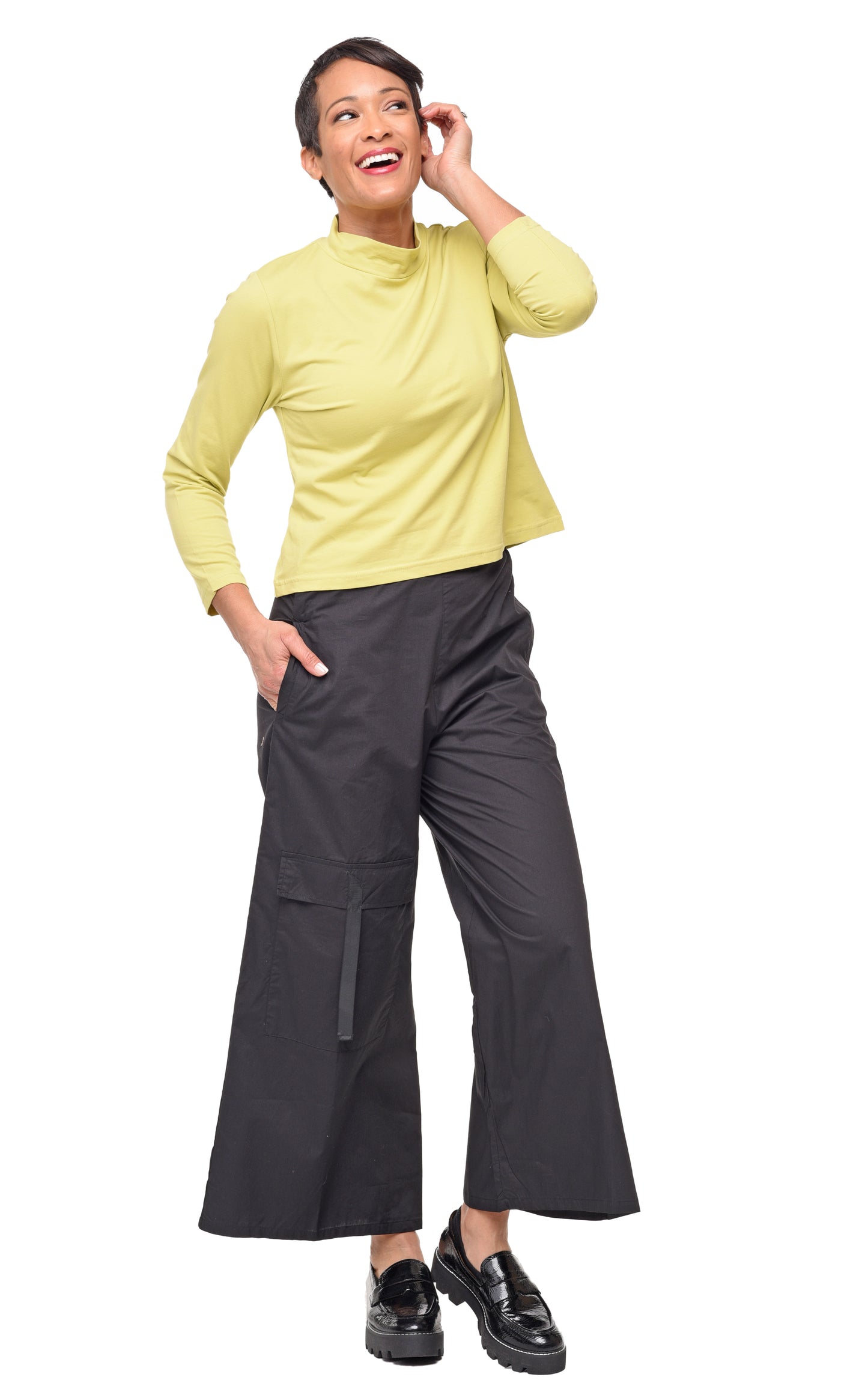 FINAL SALE L177 Kai Pullover in Lime*