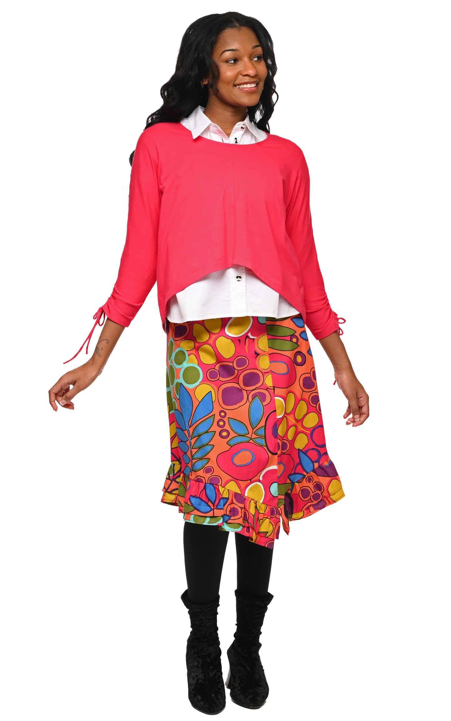 FINAL SALE SDM157 Nova Pullover in Carmine*