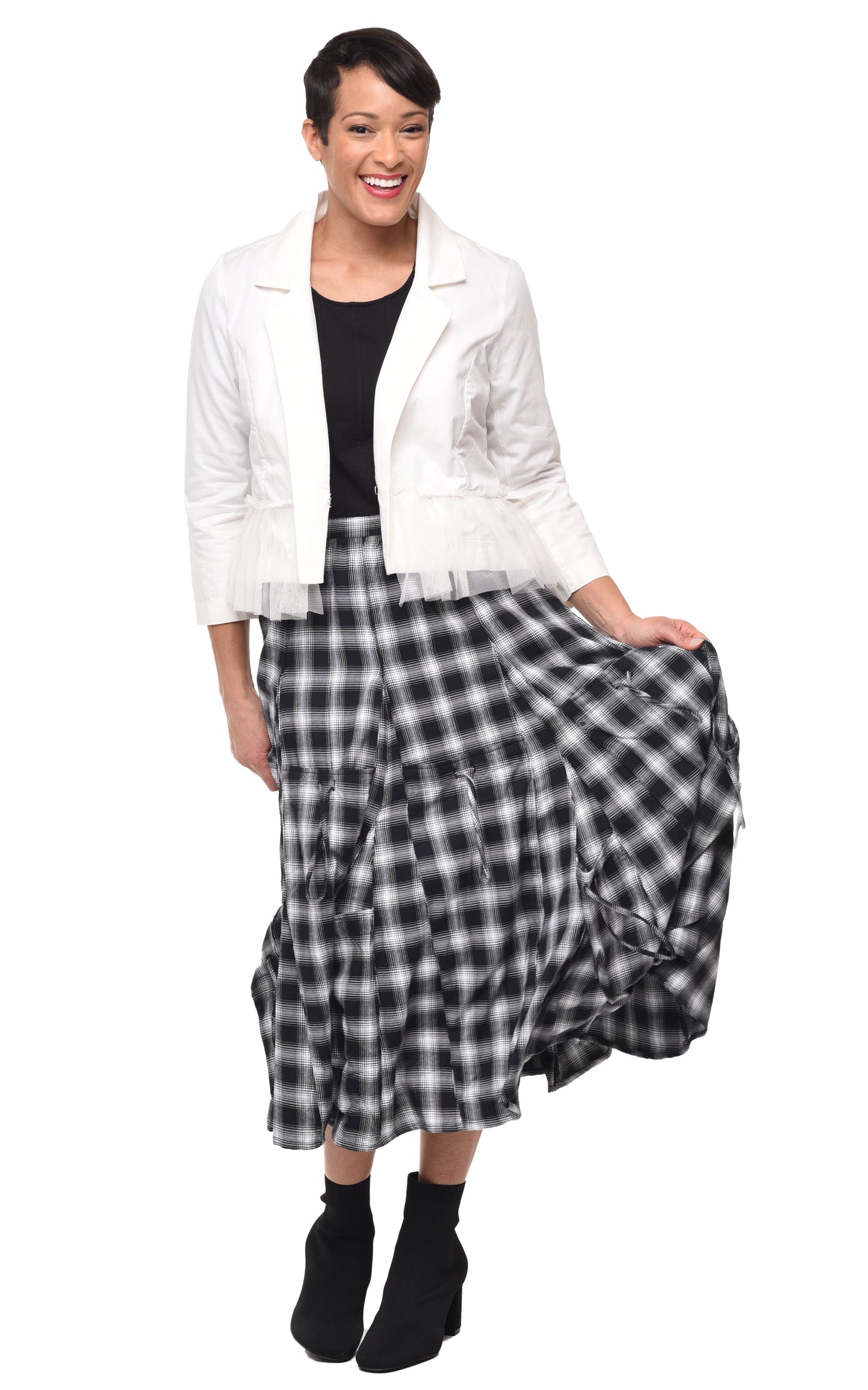 FINAL SALE T404 Julianna Jacket in Ivory Twill*