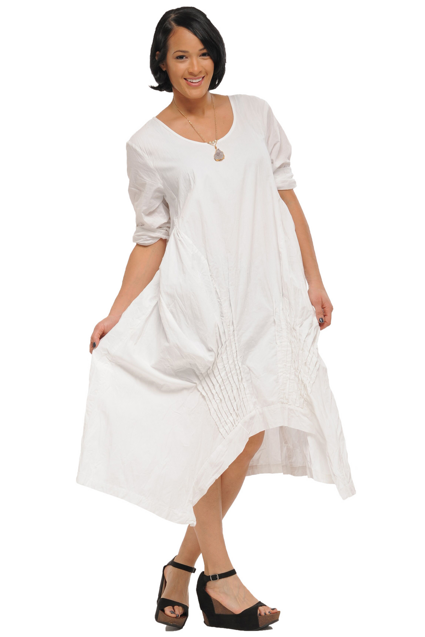 CV49 Lexi Dress in White