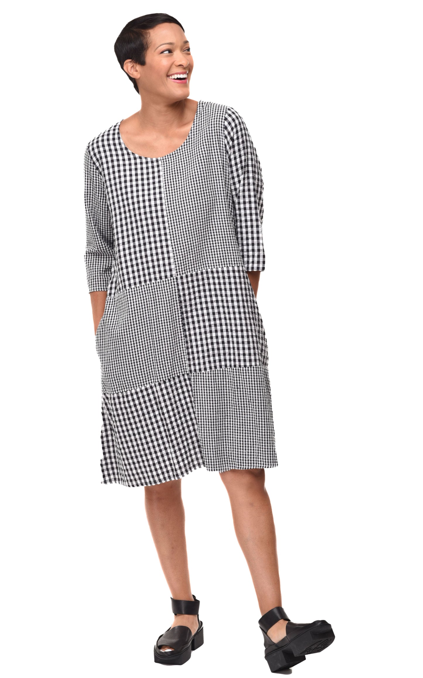 FINAL SALE CV1116 Jada Dress in Indy Checks*