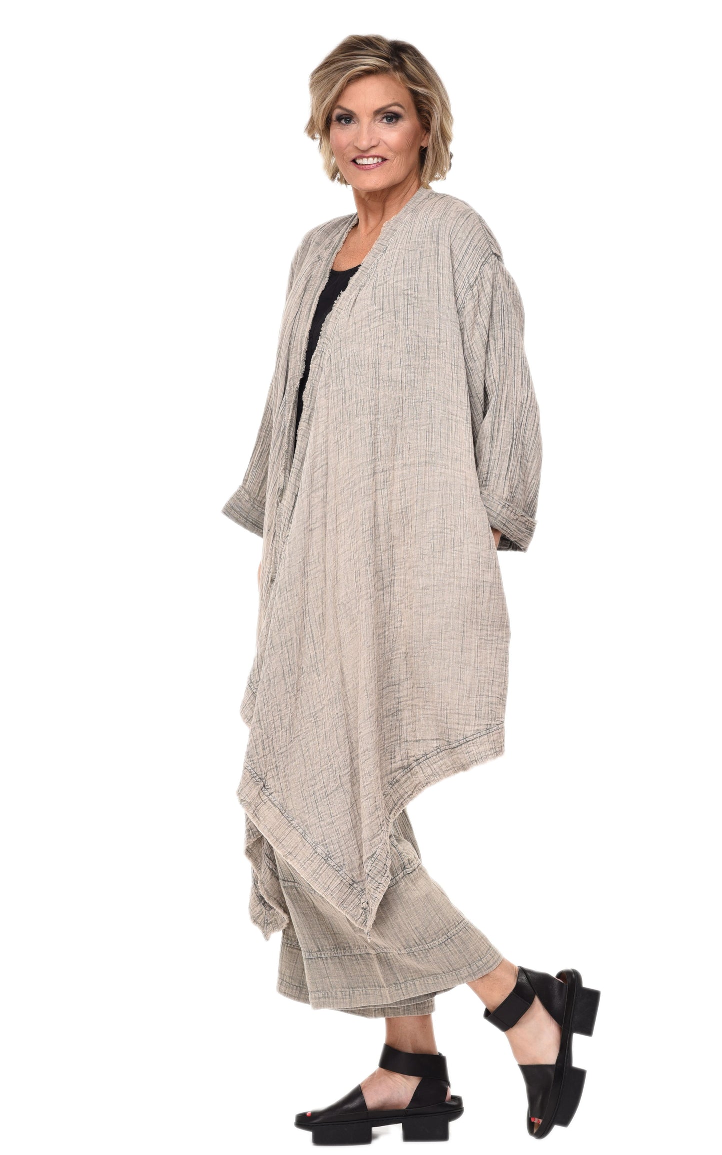 FINAL SALE VCG517 Cheyenne Cardigan in Elephant*