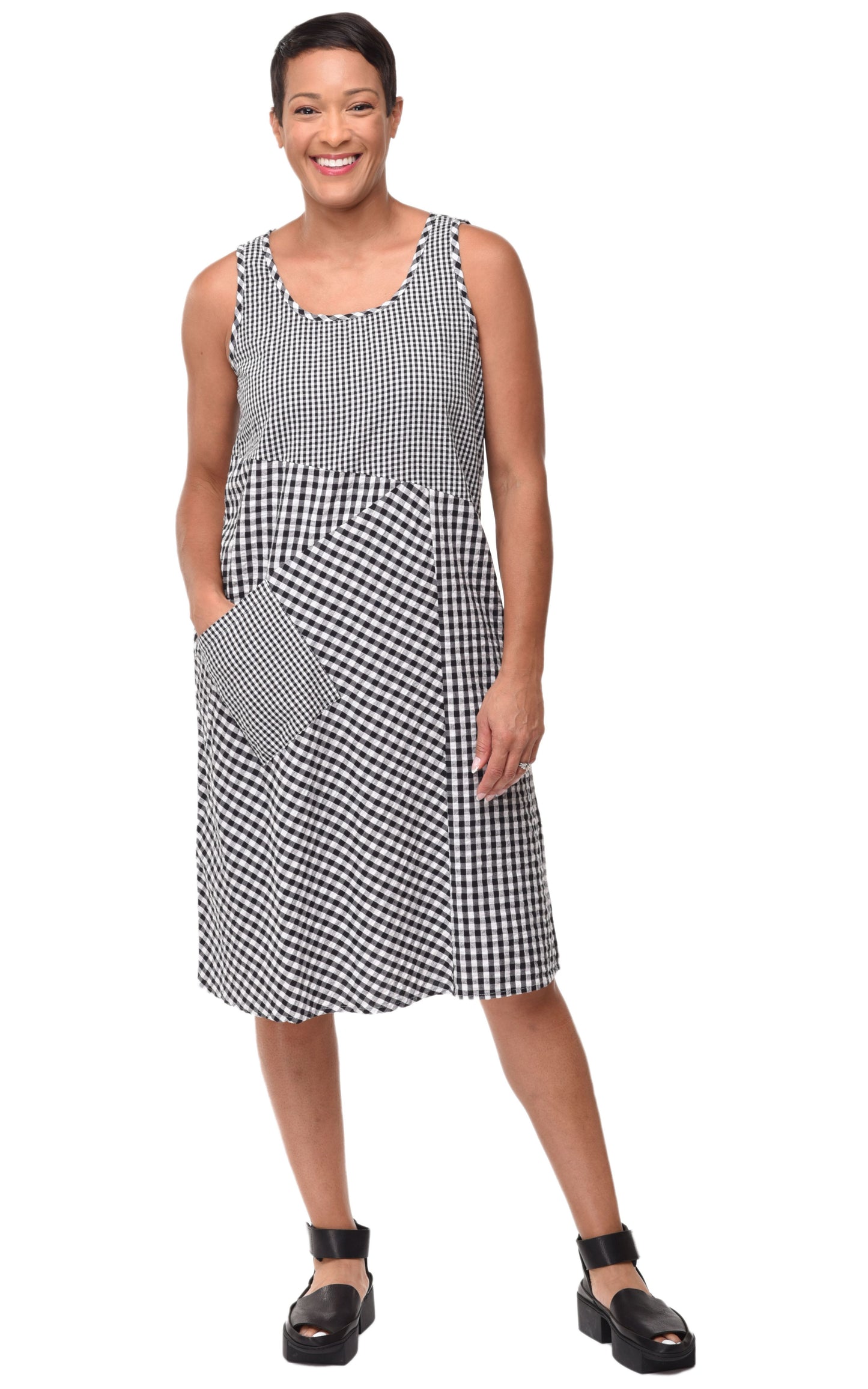 FINAL SALE CV1070 Dawson Dress in Indy Checks*