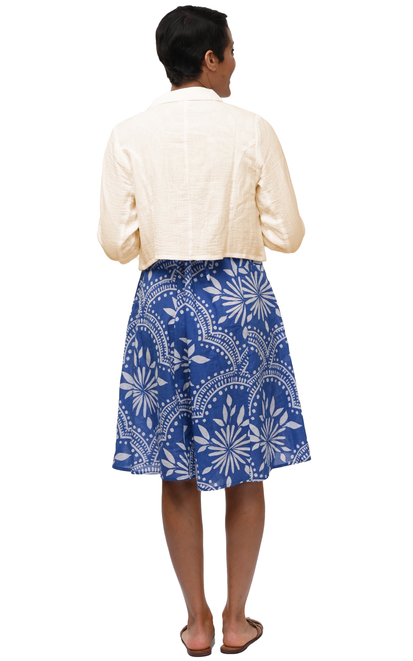 FINAL SALE VCG503 Parker Jacket Top in Ivory*