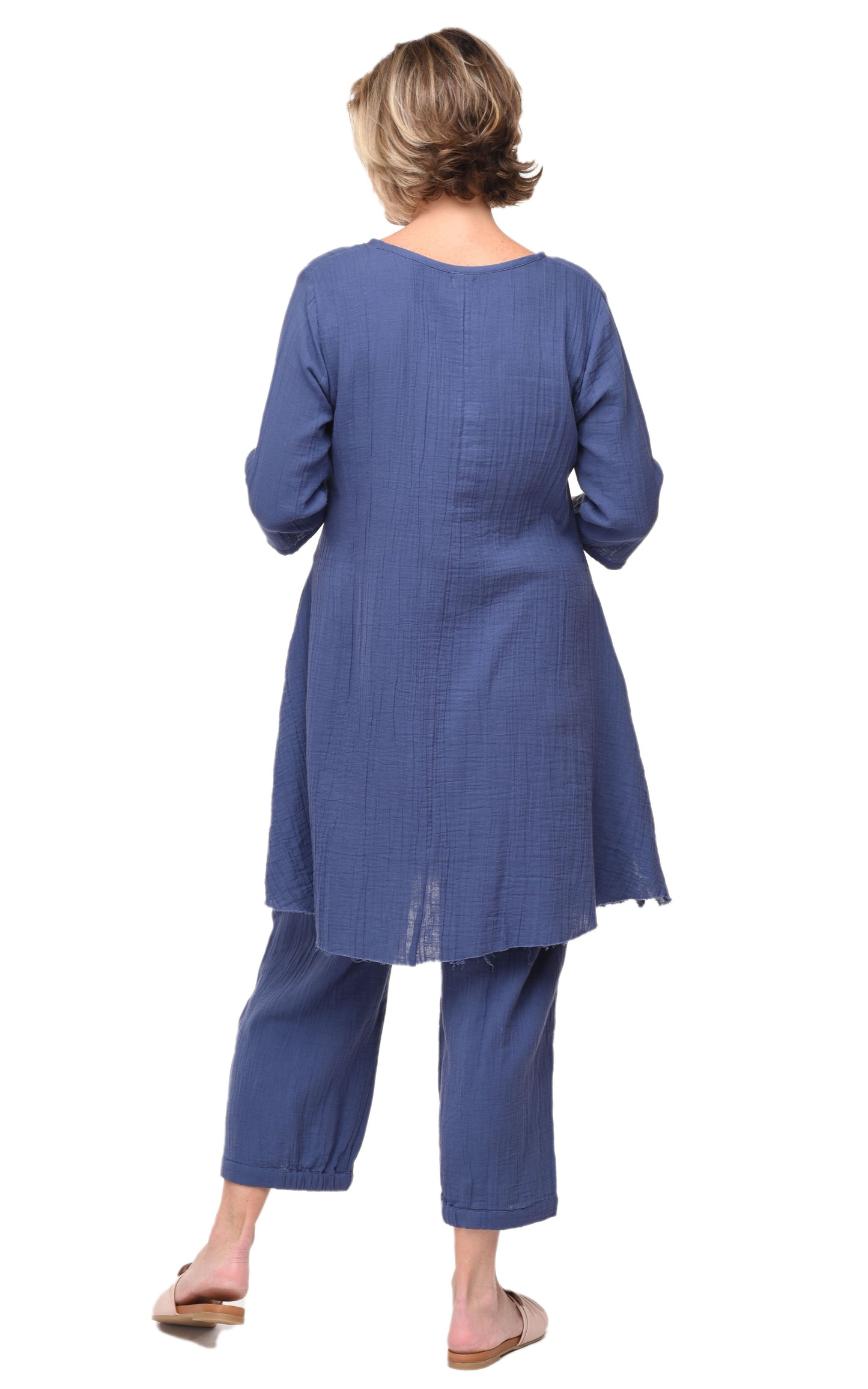 FINAL SALE VCG523 Kyrie Dress in Steel Blue*