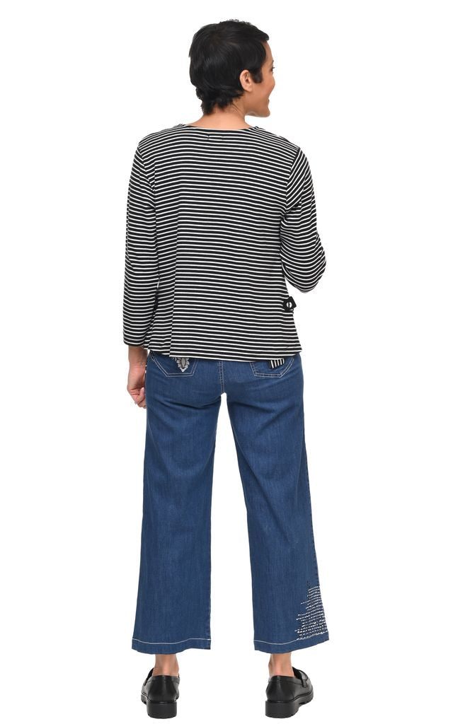 D517 Wylie Denim Pant with Harvest Floral*