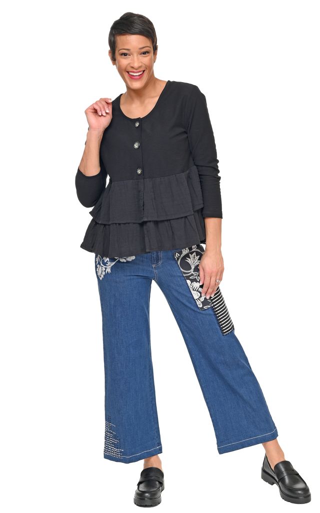 CS118 Cherub Cardigan in Black*