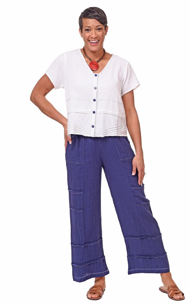 VCG724 Anika Pant in Navy