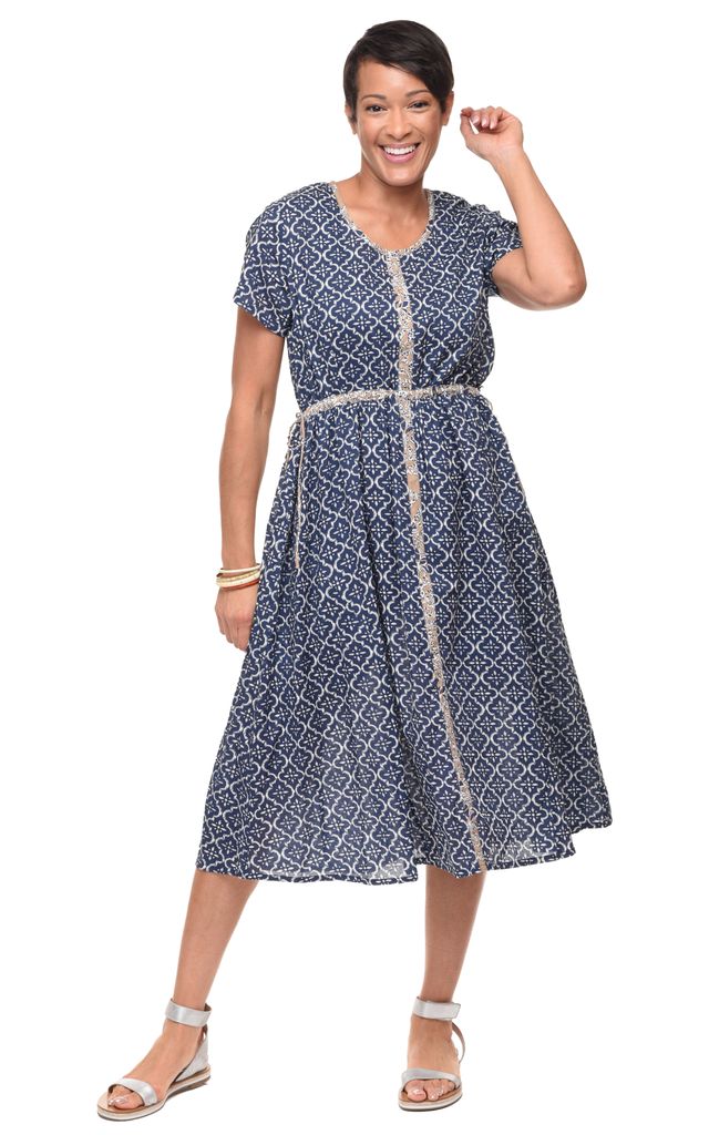 CV1167 Fulton Dress in Tile