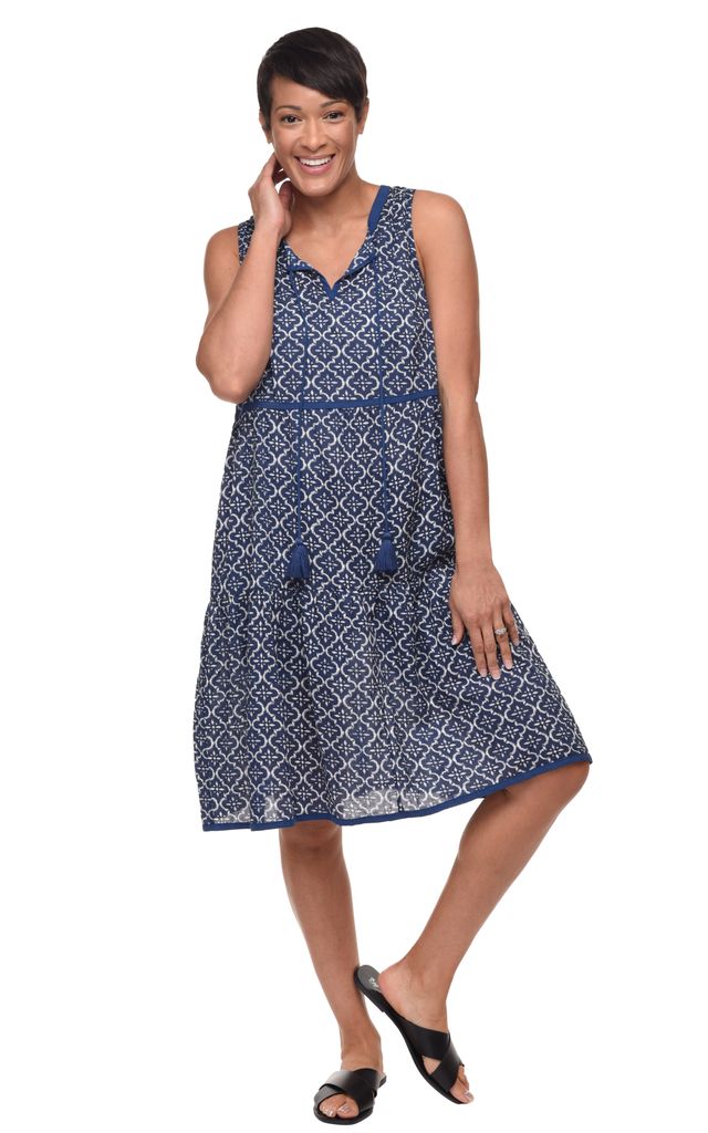 CV1165 Bowman Dress in Tile