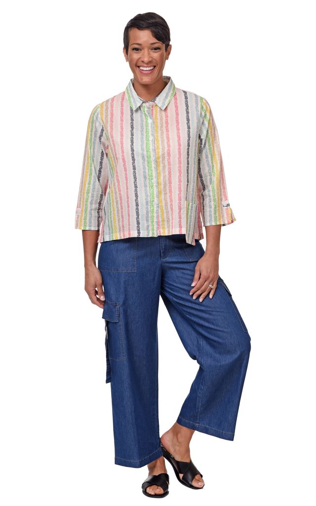 FINAL SALE CV1184 Jaycee Top in Leaf*