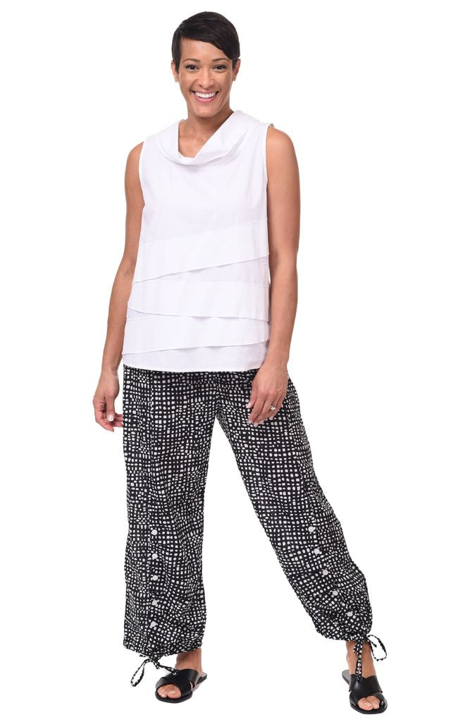 CV21 Scooter Pant in Black Dots
