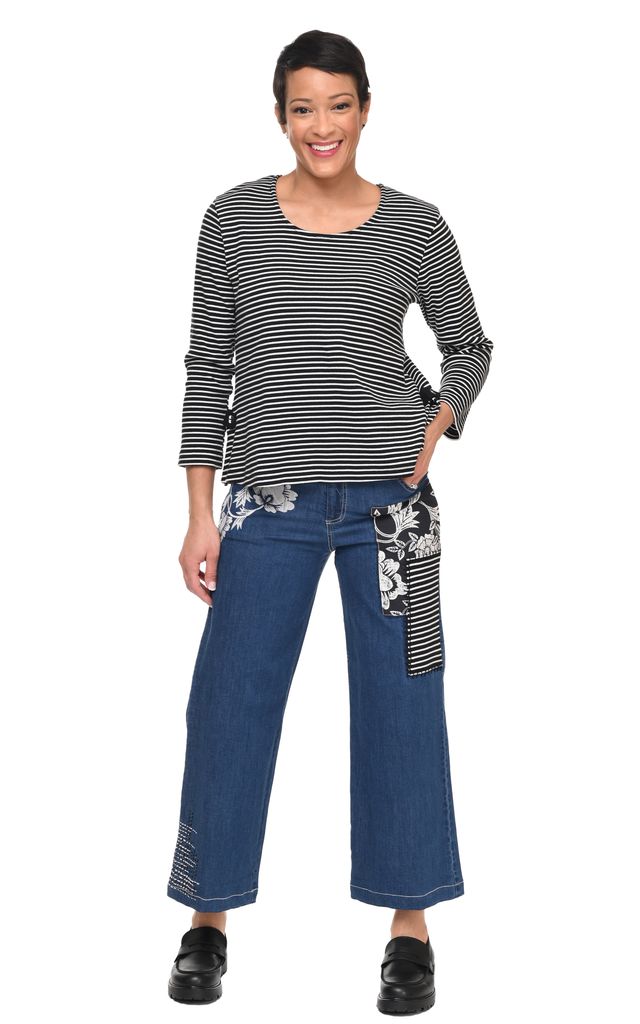 D517 Wylie Denim Pant with Harvest Floral*