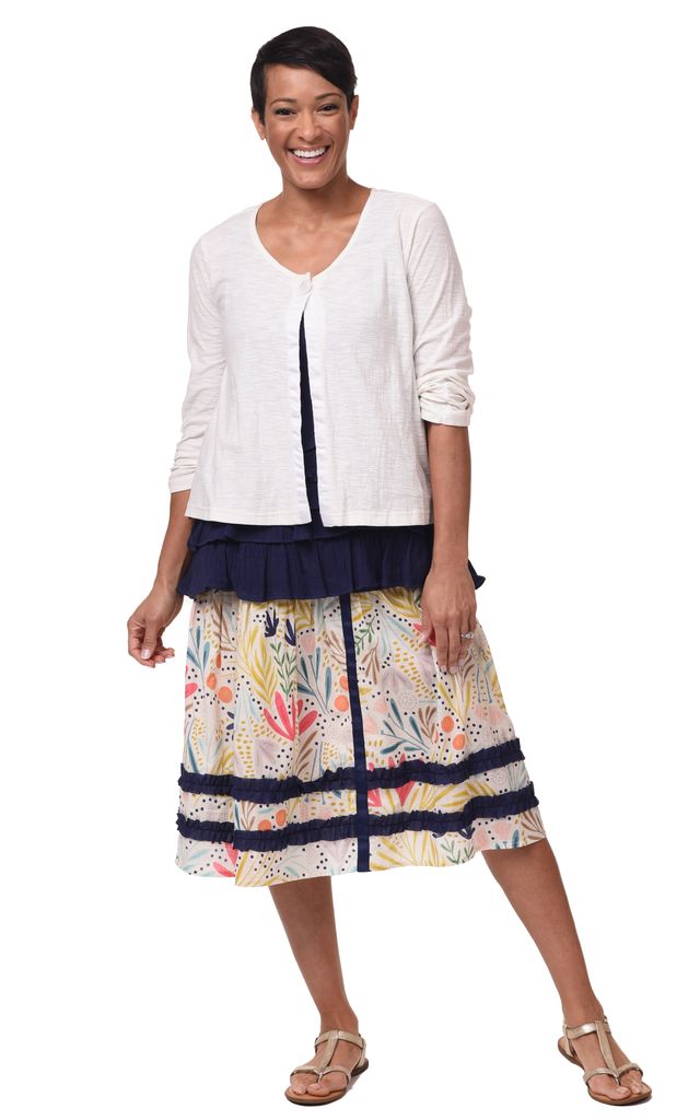 CS107 Luca Cardigan in Ivory*