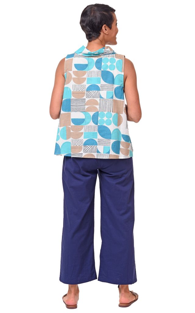 FINAL SALE CV63 Leilani Top in Geo Candy*