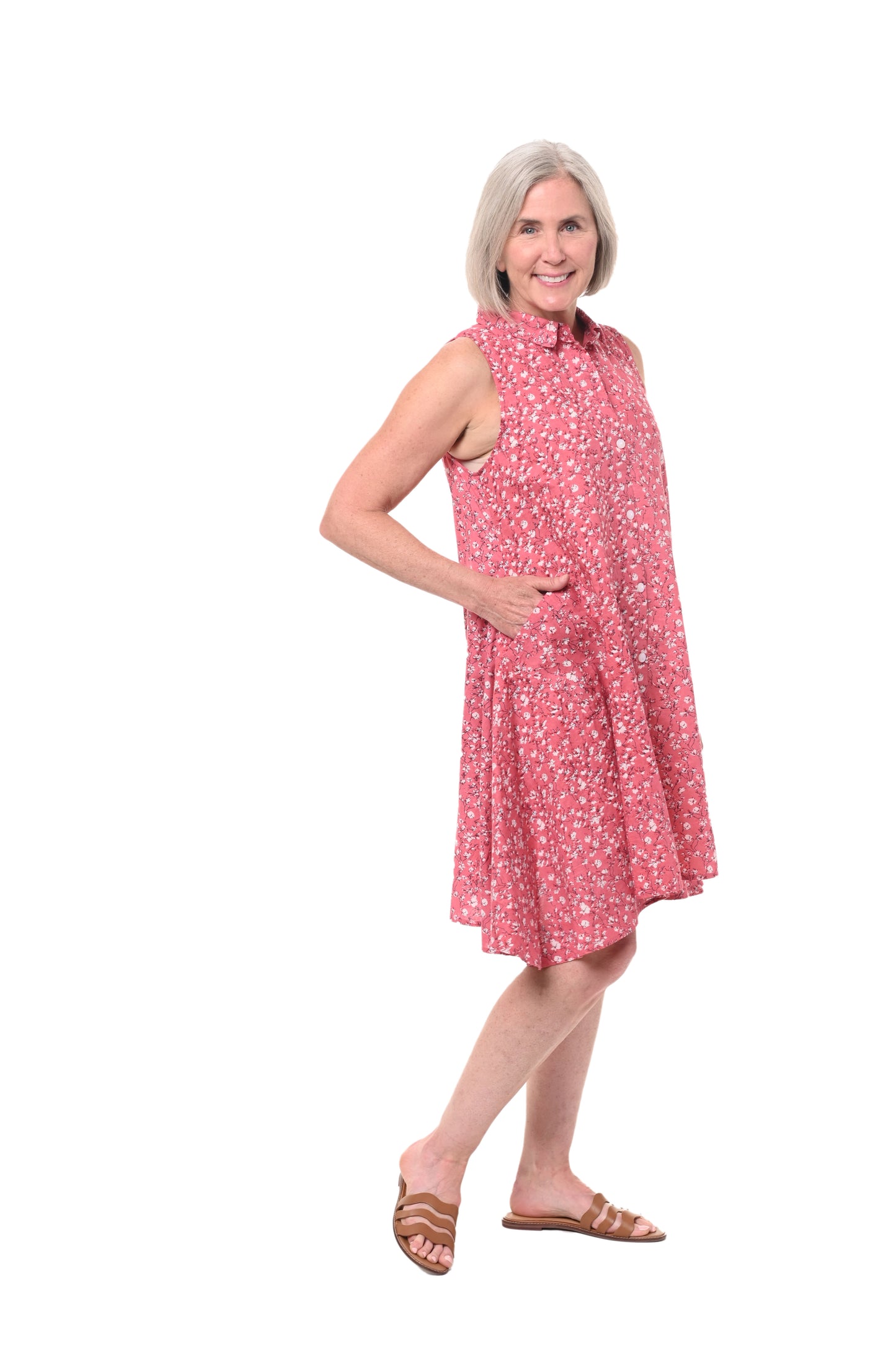 FINAL SALE CV1027 Bree Dress in Blossom*