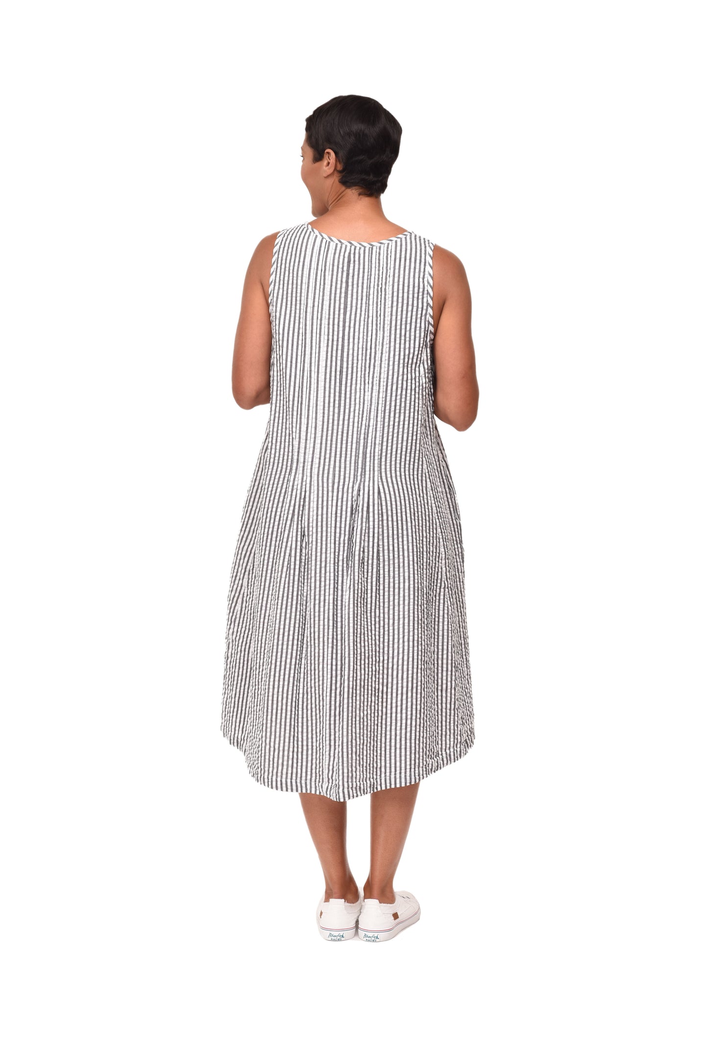 CV1069 Lennon Dress in Murphy Seersucker Stripe*