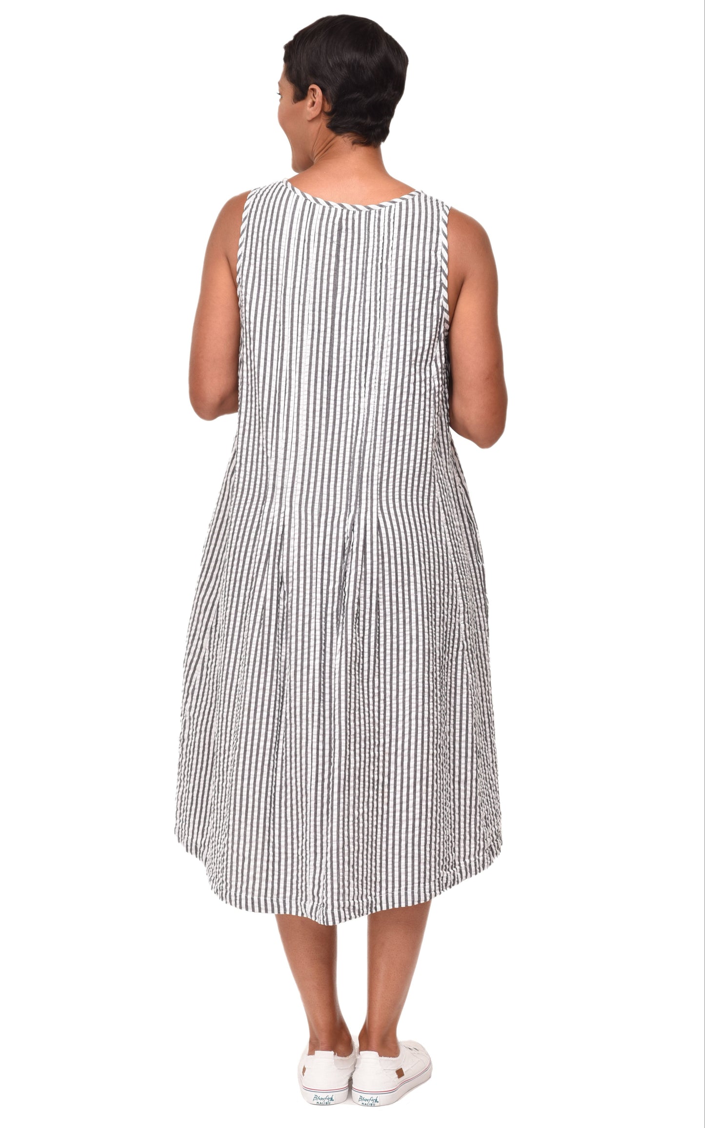 CV1069 Lennon Dress in Murphy Seersucker Stripe*
