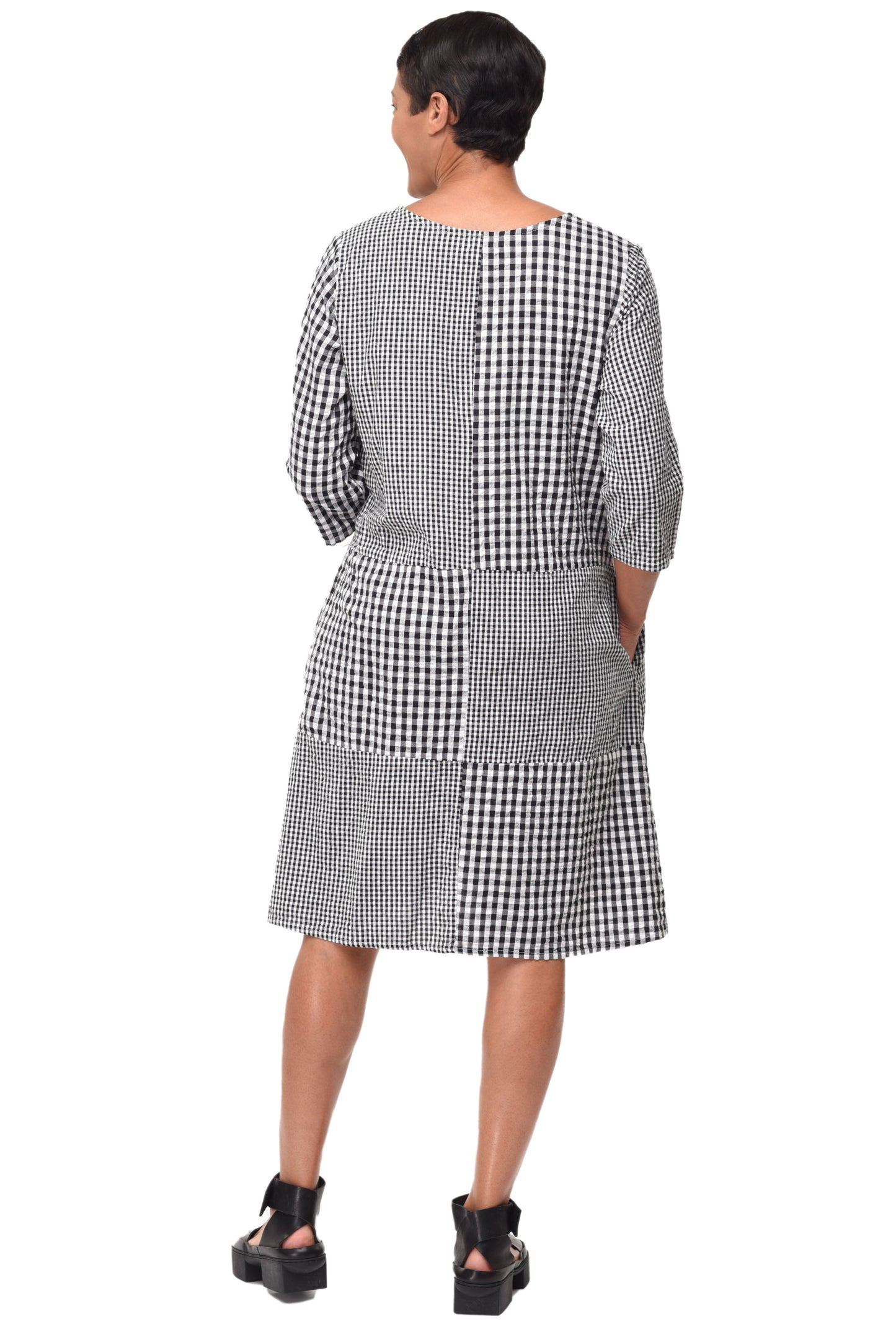 FINAL SALE CV1116 Jada Dress in Indy Checks*