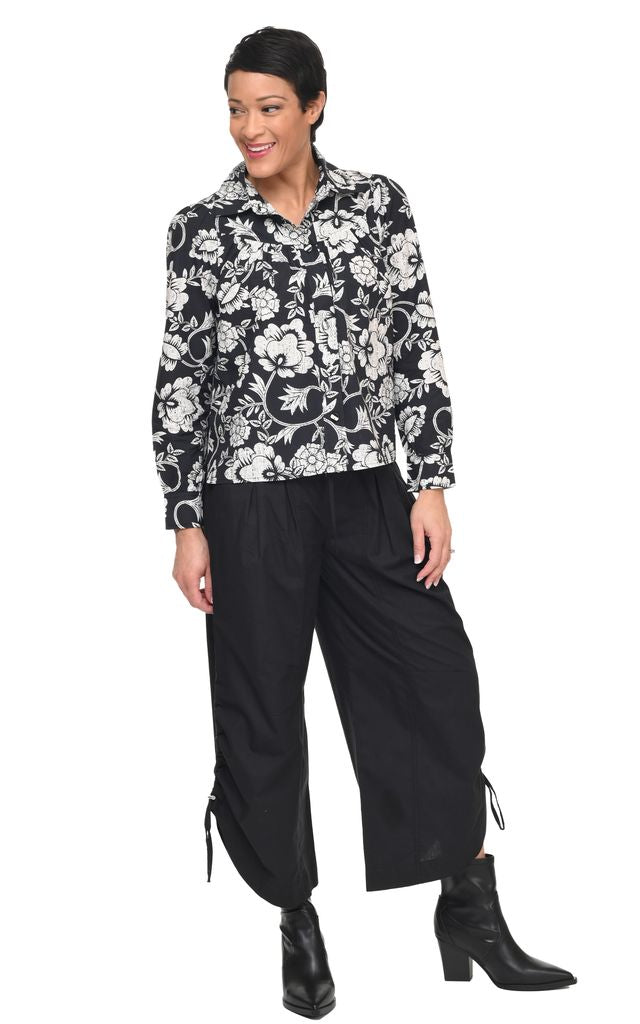 CV1192 Sadie Blouse in Harvest Floral*
